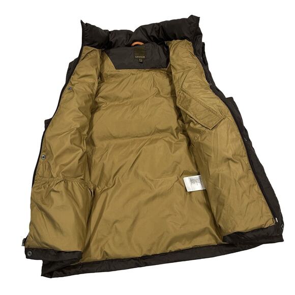 Lafuma Down Puffer Oz Vest Jacket Mens Size M Brown Full Zip & Snap - Picture 4 of 8